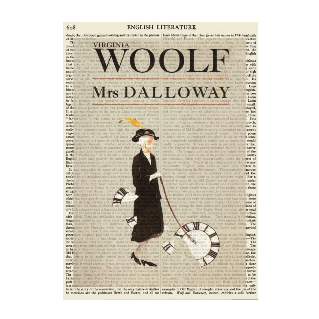 Virginia Woolf: Paní Dallowayová - Obraz z knižní obálky