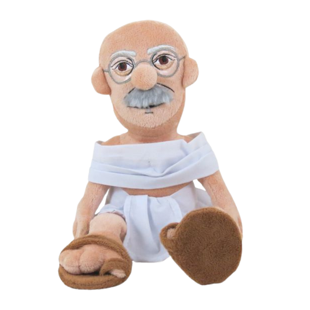 Plyšový Mahátma Gándhí