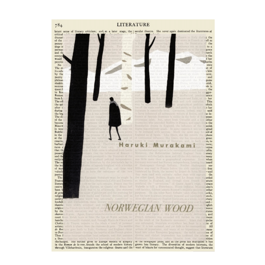 Haruki Murakami: Norské dřevo - Obraz z knižní obálky