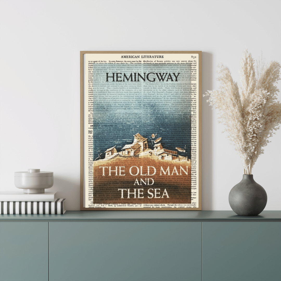 Ernest Hemingway: Stařec a moře - Obraz z knižní obálky