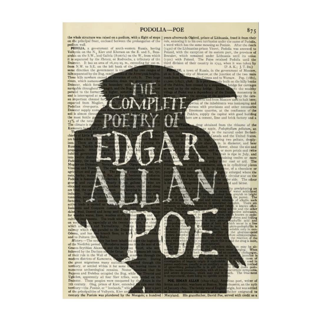 Edgar Allan Poe: Poezie (Havran) - Obraz z knižní obálky