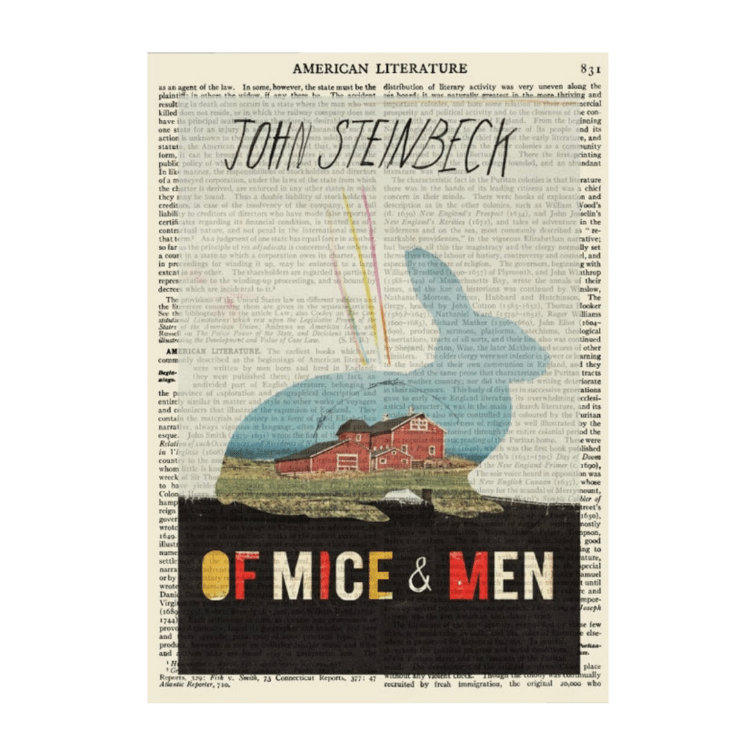 John Steinbeck: O myších a lidech - Obraz z knižní obálky