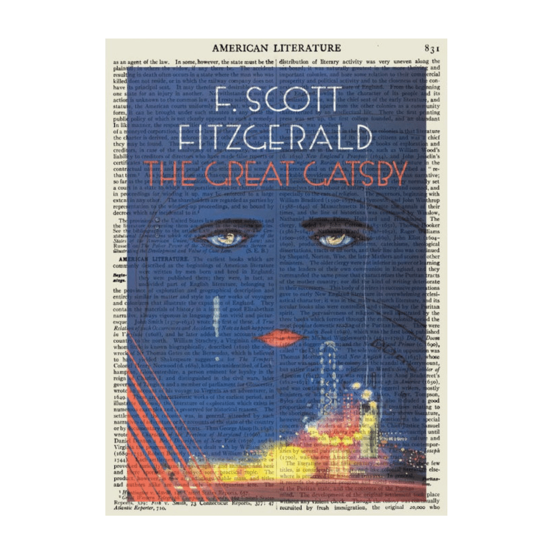 Francis Scott Fitzgerald: Velký Gatsby - Obraz z knižní obálky